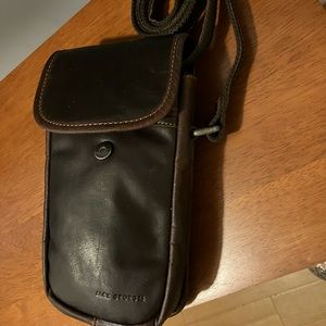 Jack George dark brown hip cross body.